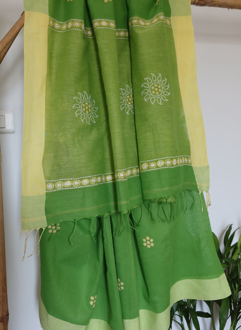 Bengal khadi cotton saree